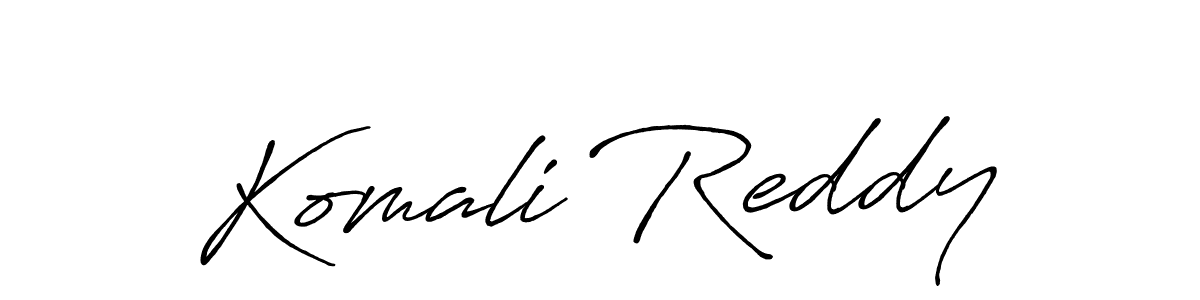 You should practise on your own different ways (Antro_Vectra_Bolder) to write your name (Komali Reddy) in signature. don't let someone else do it for you. Komali Reddy signature style 7 images and pictures png