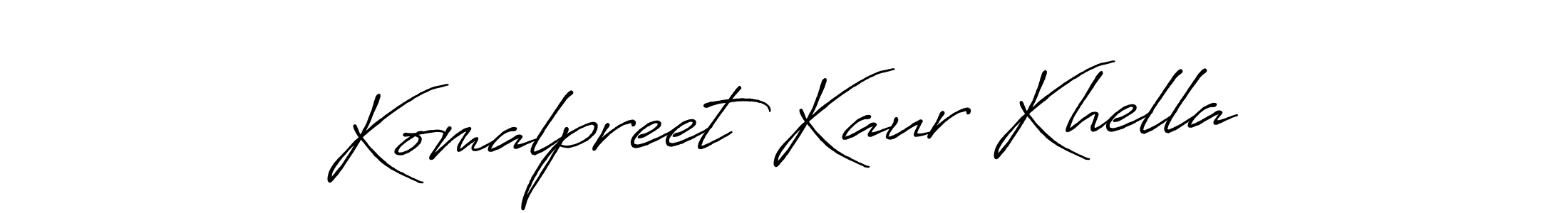How to Draw Komalpreet Kaur Khella signature style? Antro_Vectra_Bolder is a latest design signature styles for name Komalpreet Kaur Khella. Komalpreet Kaur Khella signature style 7 images and pictures png