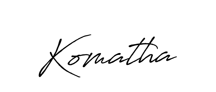 Similarly Antro_Vectra_Bolder is the best handwritten signature design. Signature creator online .You can use it as an online autograph creator for name Komatha. Komatha signature style 7 images and pictures png