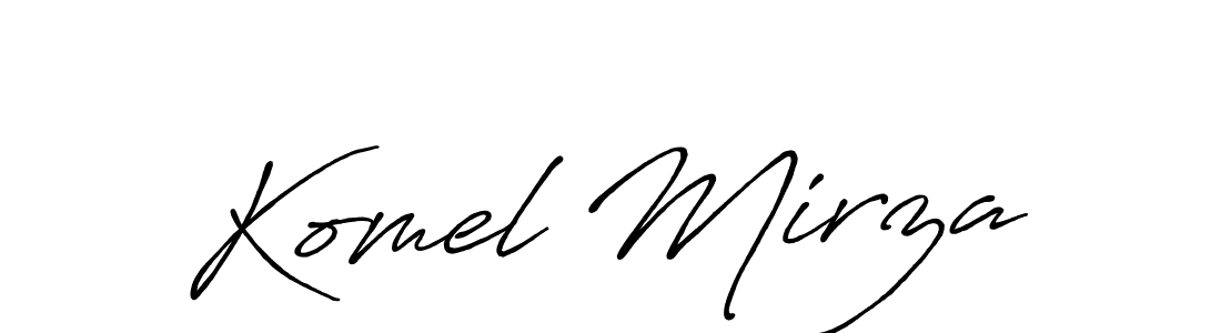 Similarly Antro_Vectra_Bolder is the best handwritten signature design. Signature creator online .You can use it as an online autograph creator for name Komel Mirza. Komel Mirza signature style 7 images and pictures png