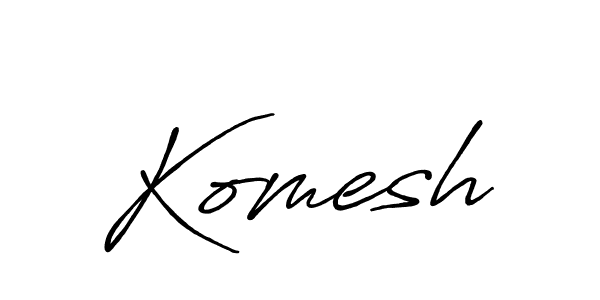 Once you've used our free online signature maker to create your best signature Antro_Vectra_Bolder style, it's time to enjoy all of the benefits that Komesh name signing documents. Komesh signature style 7 images and pictures png