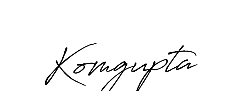 Also we have Komgupta name is the best signature style. Create professional handwritten signature collection using Antro_Vectra_Bolder autograph style. Komgupta signature style 7 images and pictures png