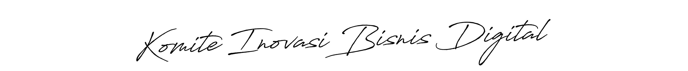 Make a beautiful signature design for name Komite Inovasi Bisnis Digital. Use this online signature maker to create a handwritten signature for free. Komite Inovasi Bisnis Digital signature style 7 images and pictures png