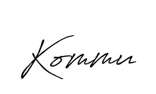 if you are searching for the best signature style for your name Kommu. so please give up your signature search. here we have designed multiple signature styles  using Antro_Vectra_Bolder. Kommu signature style 7 images and pictures png
