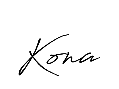 if you are searching for the best signature style for your name Kona. so please give up your signature search. here we have designed multiple signature styles  using Antro_Vectra_Bolder. Kona signature style 7 images and pictures png