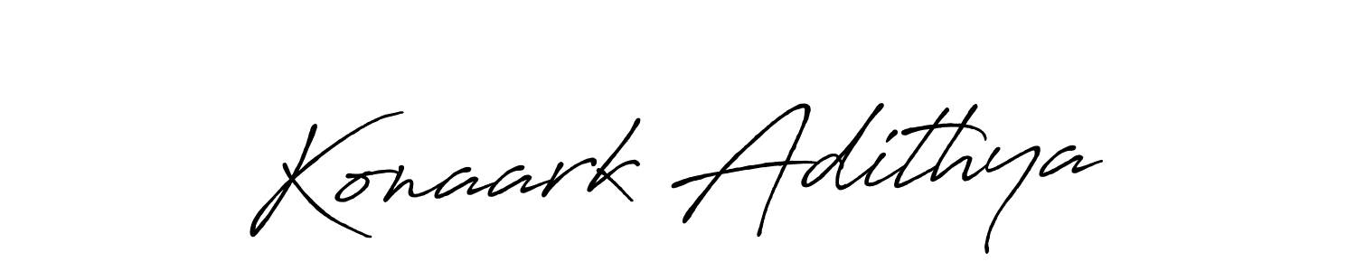 Antro_Vectra_Bolder is a professional signature style that is perfect for those who want to add a touch of class to their signature. It is also a great choice for those who want to make their signature more unique. Get Konaark Adithya name to fancy signature for free. Konaark Adithya signature style 7 images and pictures png