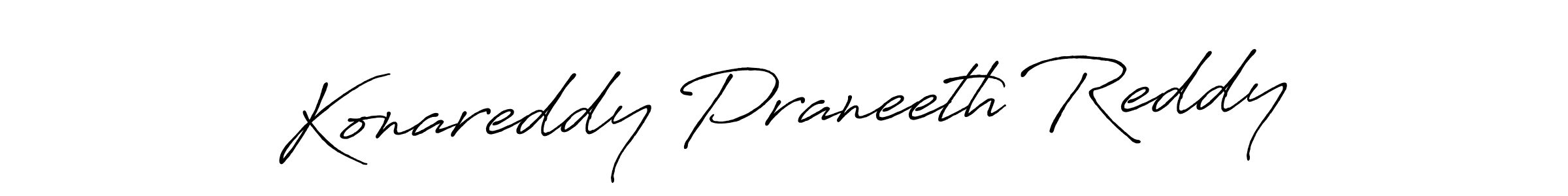 How to make Konareddy Praneeth Reddy signature? Antro_Vectra_Bolder is a professional autograph style. Create handwritten signature for Konareddy Praneeth Reddy name. Konareddy Praneeth Reddy signature style 7 images and pictures png