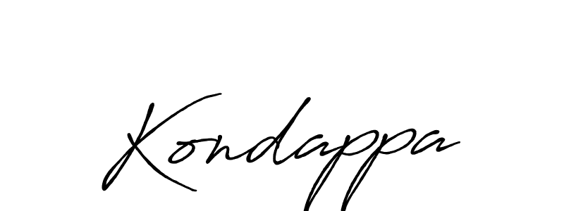 Also we have Kondappa name is the best signature style. Create professional handwritten signature collection using Antro_Vectra_Bolder autograph style. Kondappa signature style 7 images and pictures png