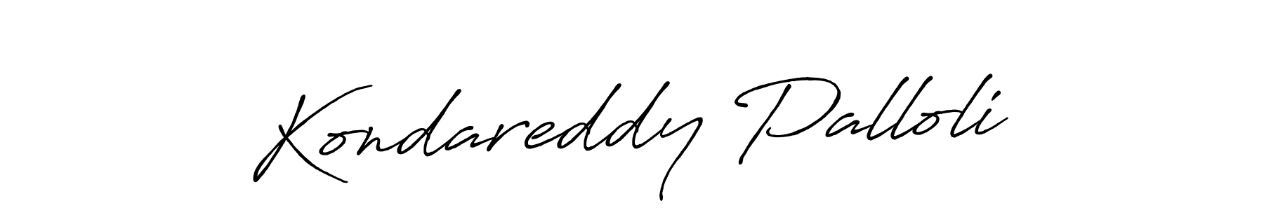 Use a signature maker to create a handwritten signature online. With this signature software, you can design (Antro_Vectra_Bolder) your own signature for name Kondareddy Palloli. Kondareddy Palloli signature style 7 images and pictures png