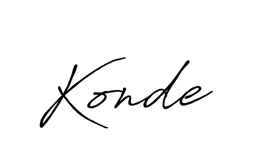 Use a signature maker to create a handwritten signature online. With this signature software, you can design (Antro_Vectra_Bolder) your own signature for name Konde. Konde signature style 7 images and pictures png