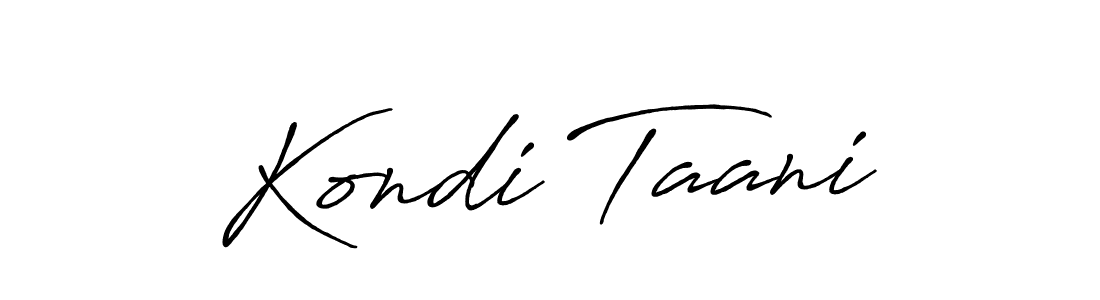 Similarly Antro_Vectra_Bolder is the best handwritten signature design. Signature creator online .You can use it as an online autograph creator for name Kondi Taani. Kondi Taani signature style 7 images and pictures png