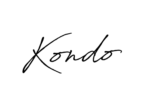 Kondo stylish signature style. Best Handwritten Sign (Antro_Vectra_Bolder) for my name. Handwritten Signature Collection Ideas for my name Kondo. Kondo signature style 7 images and pictures png