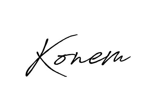 You should practise on your own different ways (Antro_Vectra_Bolder) to write your name (Konem) in signature. don't let someone else do it for you. Konem signature style 7 images and pictures png