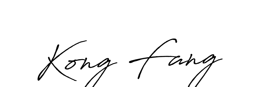 if you are searching for the best signature style for your name Kong Fang. so please give up your signature search. here we have designed multiple signature styles  using Antro_Vectra_Bolder. Kong Fang signature style 7 images and pictures png