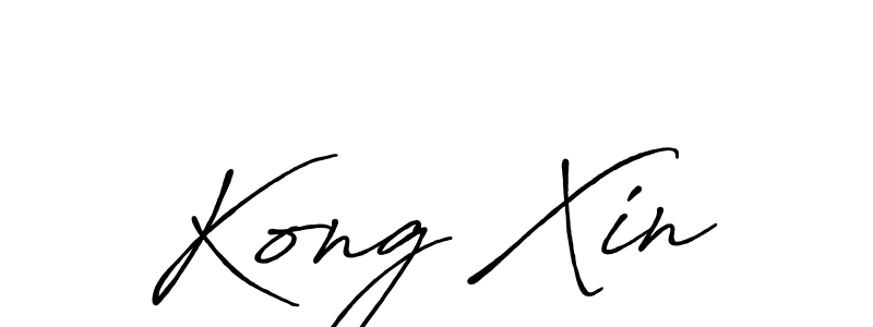 Also we have Kong Xin name is the best signature style. Create professional handwritten signature collection using Antro_Vectra_Bolder autograph style. Kong Xin signature style 7 images and pictures png