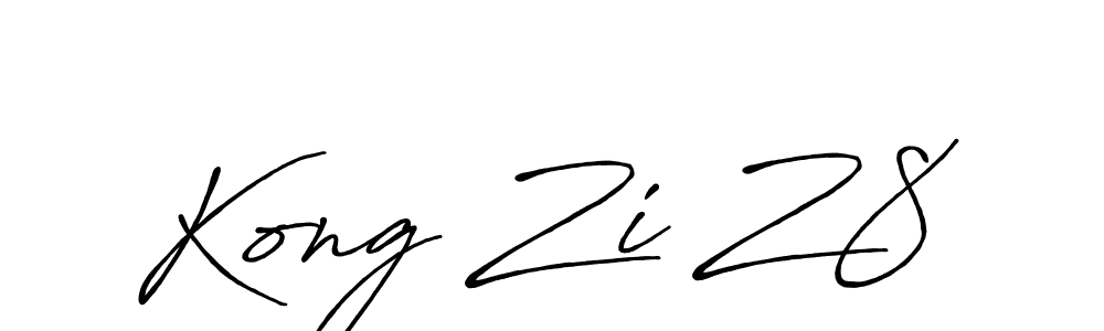 Also we have Kong Zi Z8 name is the best signature style. Create professional handwritten signature collection using Antro_Vectra_Bolder autograph style. Kong Zi Z8 signature style 7 images and pictures png