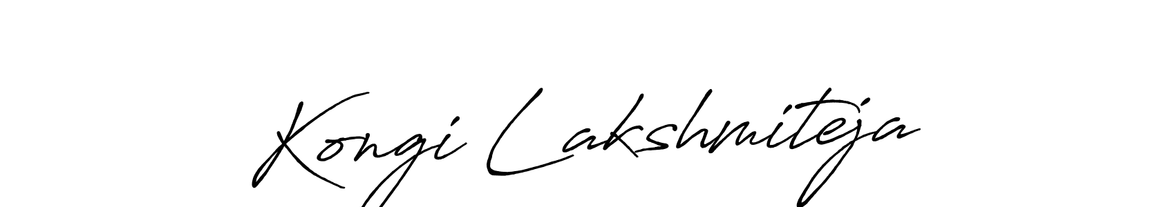 How to make Kongi Lakshmiteja signature? Antro_Vectra_Bolder is a professional autograph style. Create handwritten signature for Kongi Lakshmiteja name. Kongi Lakshmiteja signature style 7 images and pictures png