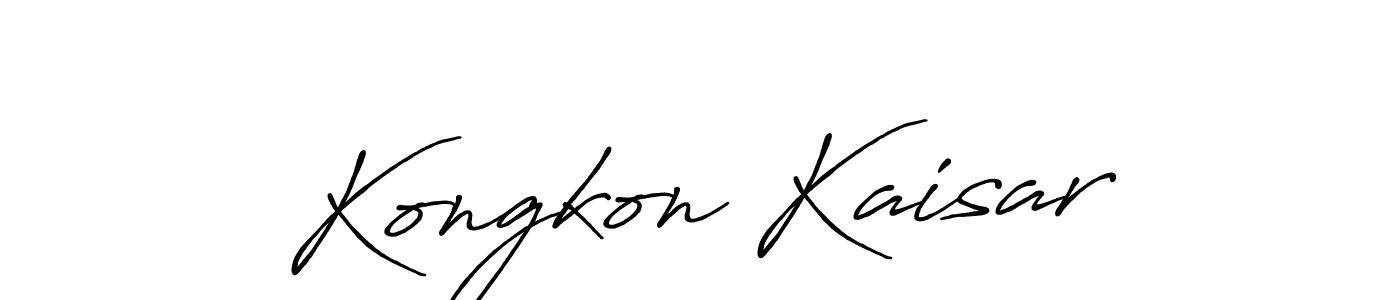 Make a beautiful signature design for name Kongkon Kaisar. Use this online signature maker to create a handwritten signature for free. Kongkon Kaisar signature style 7 images and pictures png