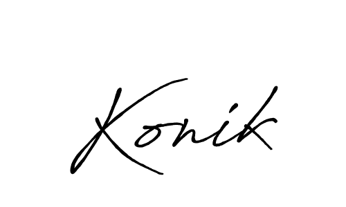 Make a short Konik signature style. Manage your documents anywhere anytime using Antro_Vectra_Bolder. Create and add eSignatures, submit forms, share and send files easily. Konik signature style 7 images and pictures png