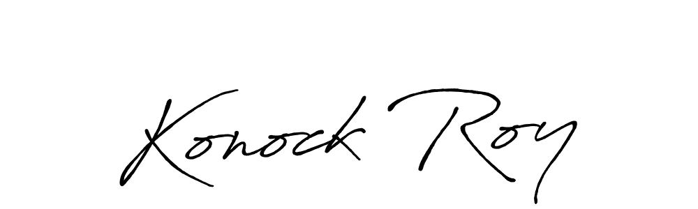 It looks lik you need a new signature style for name Konock Roy. Design unique handwritten (Antro_Vectra_Bolder) signature with our free signature maker in just a few clicks. Konock Roy signature style 7 images and pictures png