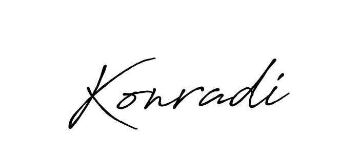 Also we have Konradi name is the best signature style. Create professional handwritten signature collection using Antro_Vectra_Bolder autograph style. Konradi signature style 7 images and pictures png