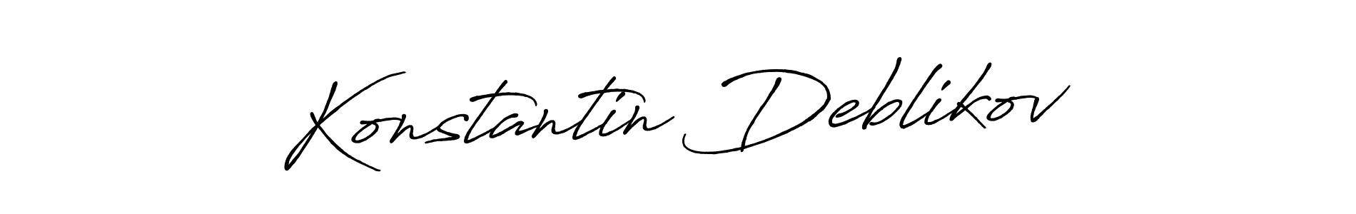 Make a beautiful signature design for name Konstantin Deblikov. Use this online signature maker to create a handwritten signature for free. Konstantin Deblikov signature style 7 images and pictures png