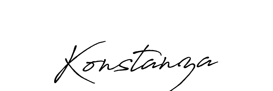 Use a signature maker to create a handwritten signature online. With this signature software, you can design (Antro_Vectra_Bolder) your own signature for name Konstanza. Konstanza signature style 7 images and pictures png