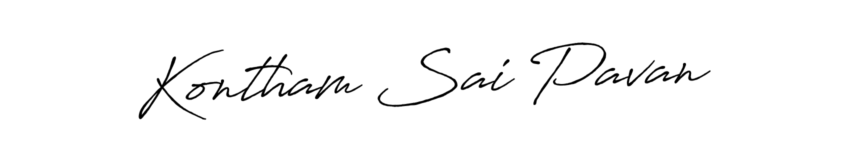Once you've used our free online signature maker to create your best signature Antro_Vectra_Bolder style, it's time to enjoy all of the benefits that Kontham Sai Pavan name signing documents. Kontham Sai Pavan signature style 7 images and pictures png