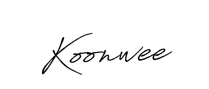 Best and Professional Signature Style for Koonwee. Antro_Vectra_Bolder Best Signature Style Collection. Koonwee signature style 7 images and pictures png