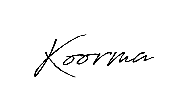 You should practise on your own different ways (Antro_Vectra_Bolder) to write your name (Koorma) in signature. don't let someone else do it for you. Koorma signature style 7 images and pictures png