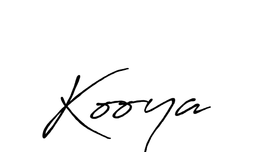 Also we have Kooya name is the best signature style. Create professional handwritten signature collection using Antro_Vectra_Bolder autograph style. Kooya signature style 7 images and pictures png