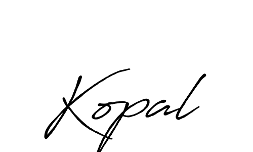 How to make Kopal name signature. Use Antro_Vectra_Bolder style for creating short signs online. This is the latest handwritten sign. Kopal signature style 7 images and pictures png