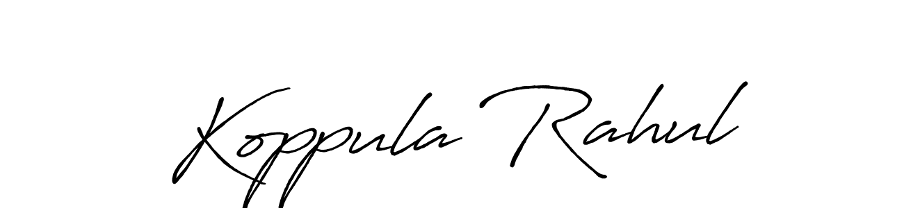Here are the top 10 professional signature styles for the name Koppula Rahul. These are the best autograph styles you can use for your name. Koppula Rahul signature style 7 images and pictures png