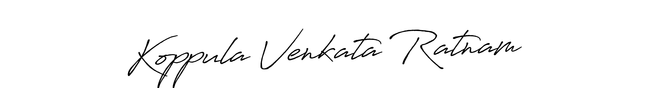 It looks lik you need a new signature style for name Koppula Venkata Ratnam. Design unique handwritten (Antro_Vectra_Bolder) signature with our free signature maker in just a few clicks. Koppula Venkata Ratnam signature style 7 images and pictures png
