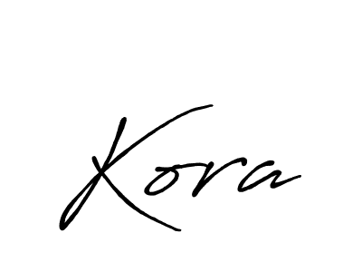 Make a beautiful signature design for name Kora. With this signature (Antro_Vectra_Bolder) style, you can create a handwritten signature for free. Kora signature style 7 images and pictures png