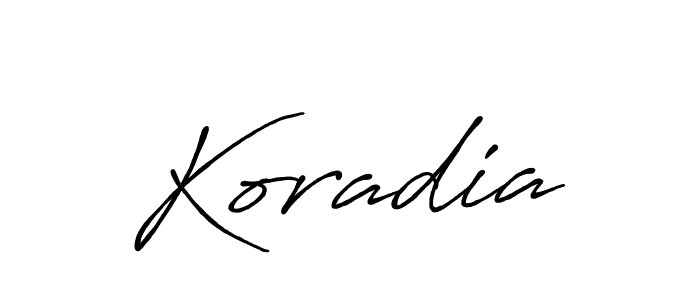Also You can easily find your signature by using the search form. We will create Koradia name handwritten signature images for you free of cost using Antro_Vectra_Bolder sign style. Koradia signature style 7 images and pictures png