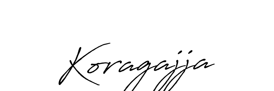 Also we have Koragajja name is the best signature style. Create professional handwritten signature collection using Antro_Vectra_Bolder autograph style. Koragajja signature style 7 images and pictures png