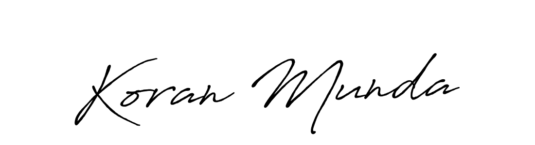 if you are searching for the best signature style for your name Koran Munda. so please give up your signature search. here we have designed multiple signature styles  using Antro_Vectra_Bolder. Koran Munda signature style 7 images and pictures png