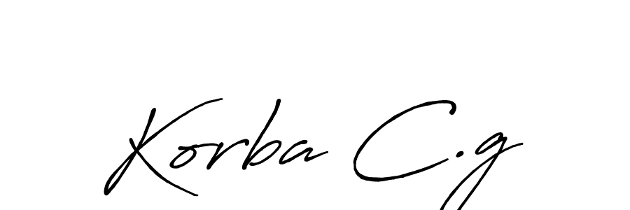 Once you've used our free online signature maker to create your best signature Antro_Vectra_Bolder style, it's time to enjoy all of the benefits that Korba C.g name signing documents. Korba C.g signature style 7 images and pictures png