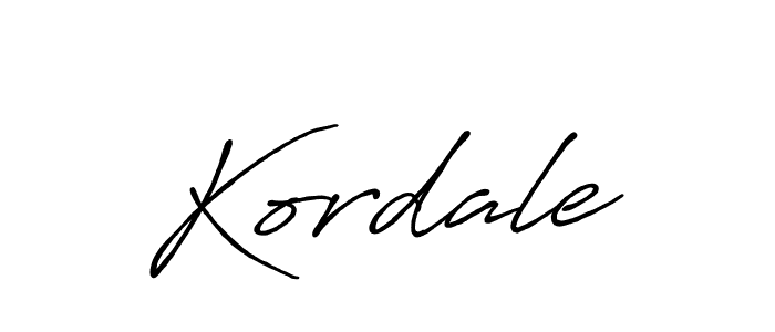 Kordale stylish signature style. Best Handwritten Sign (Antro_Vectra_Bolder) for my name. Handwritten Signature Collection Ideas for my name Kordale. Kordale signature style 7 images and pictures png