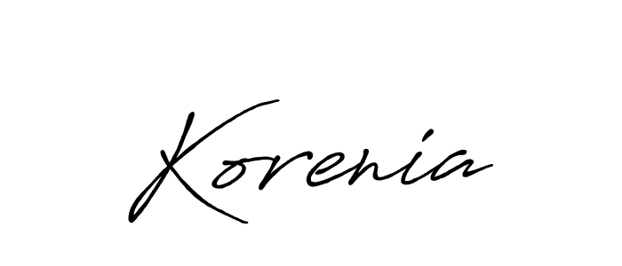 Make a beautiful signature design for name Korenia. Use this online signature maker to create a handwritten signature for free. Korenia signature style 7 images and pictures png