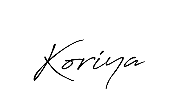 Make a short Koriya signature style. Manage your documents anywhere anytime using Antro_Vectra_Bolder. Create and add eSignatures, submit forms, share and send files easily. Koriya signature style 7 images and pictures png