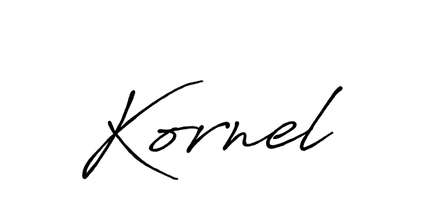 It looks lik you need a new signature style for name Kornel. Design unique handwritten (Antro_Vectra_Bolder) signature with our free signature maker in just a few clicks. Kornel signature style 7 images and pictures png