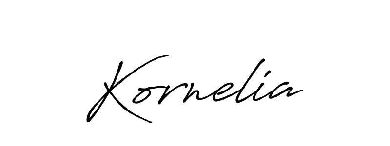 How to make Kornelia name signature. Use Antro_Vectra_Bolder style for creating short signs online. This is the latest handwritten sign. Kornelia signature style 7 images and pictures png