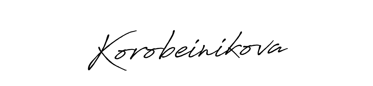 Similarly Antro_Vectra_Bolder is the best handwritten signature design. Signature creator online .You can use it as an online autograph creator for name Korobeinikova. Korobeinikova signature style 7 images and pictures png