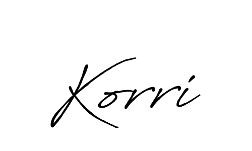 How to Draw Korri signature style? Antro_Vectra_Bolder is a latest design signature styles for name Korri. Korri signature style 7 images and pictures png