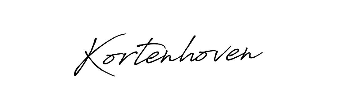 Make a beautiful signature design for name Kortenhoven. With this signature (Antro_Vectra_Bolder) style, you can create a handwritten signature for free. Kortenhoven signature style 7 images and pictures png