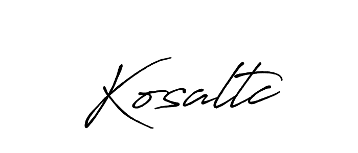 It looks lik you need a new signature style for name Kosaltc. Design unique handwritten (Antro_Vectra_Bolder) signature with our free signature maker in just a few clicks. Kosaltc signature style 7 images and pictures png