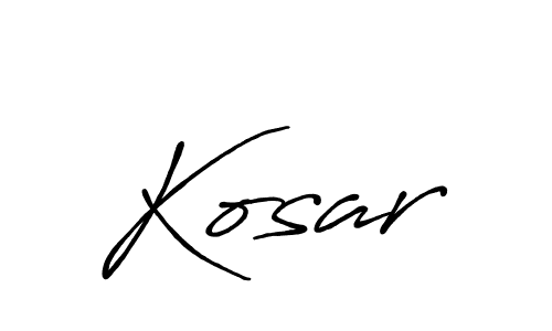 Once you've used our free online signature maker to create your best signature Antro_Vectra_Bolder style, it's time to enjoy all of the benefits that Kosar name signing documents. Kosar signature style 7 images and pictures png