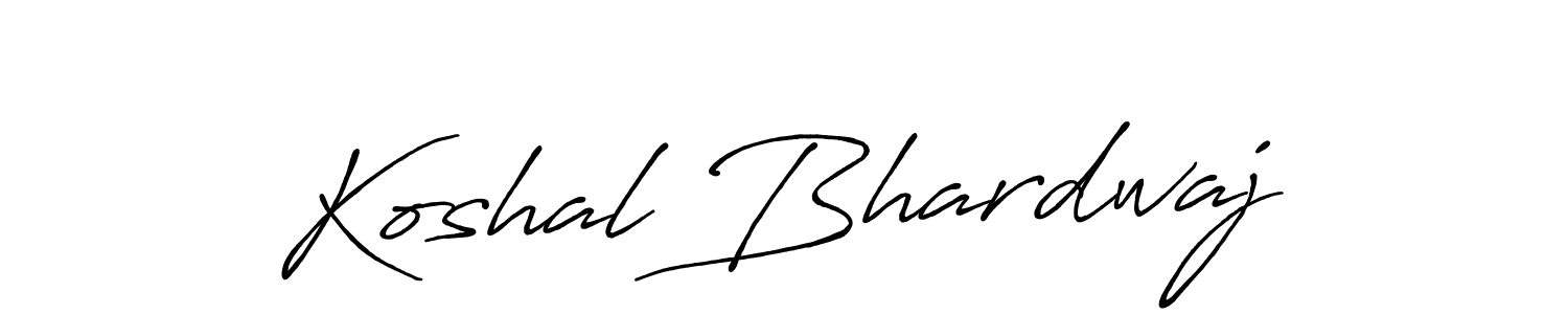 The best way (Antro_Vectra_Bolder) to make a short signature is to pick only two or three words in your name. The name Koshal Bhardwaj include a total of six letters. For converting this name. Koshal Bhardwaj signature style 7 images and pictures png